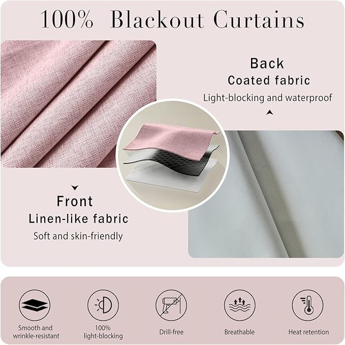 Self-Adhesive Total 100% Blackout Window Treatment - Image 4