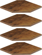 JJL Corner Shelf, 12 Inch Set of 4 Floating Shelves by Unknown