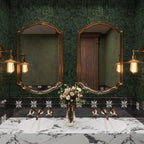 Abyssaly Dark Green Peel and Stick Wallpaper - Image 9