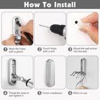 Dntorx Folding Coat Hooks - Image 4