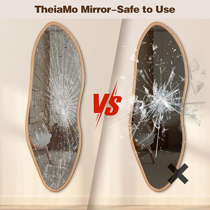 Irregular Full Length Mirror, Large Asymmetrical Wall Mirrors - Image 7
