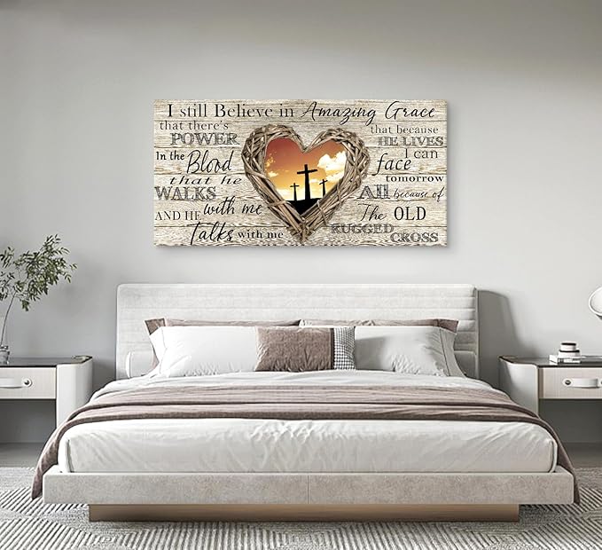 Cao Gen Decor Art A63562 Amazing Grace Wall Art Decor Canvas Print Picture - Image 6