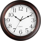 KECYET 16 Inch Wall Clocks Battery Operated Silent Non-Ticking Wall Clock by KECYETWALLCLOCK