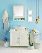 197"x17.7" Teal Peel and Stick Wallpaper Contact Paper Peel and Stick Wall - Image 5