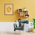 Retro Funky Orange Canvas Wall Art Fashion Disco Ball Aesthetic Posters 16X24 - Image 7