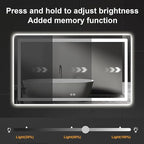 Led Mirror for Bathroom, 30x40 Bathroom Vanity Mirror for Wall - Image 2