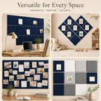 Large Cork Boards for Walls – 48" x 36" Self Adhesive Felt Wall Tiles - Image 6