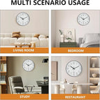 Modern Silent Wall Clock - Image 8