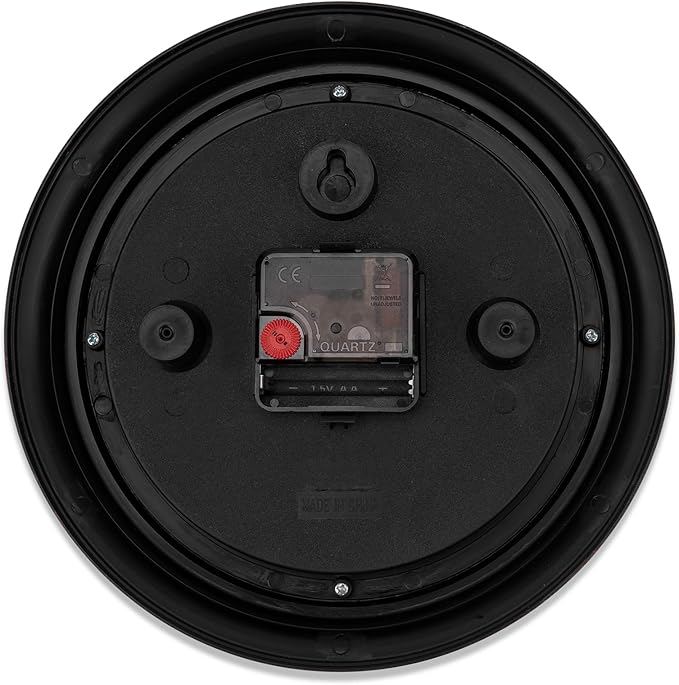 Foxtop 9 Inch Wall Clock Battery Operated Silent Non-Ticking Small Classic - Image 9