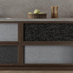 SHUFA Gray Cotton-Like Textured Grasscloth Wallpaper Matte Thick Real Woven - Image 5