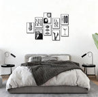 LOARTVE 9Pcs Black and White Fashion Wall Art Prints Trendy Leopard Stockholm - Image 5