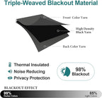 ChrisDowa Blackout Curtains 54 Inches Long - Image 4