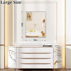 AAZZKANG Metal Frame Mirror Rectangle Wall Mounted Mirrors Decorative Modern - Image 2