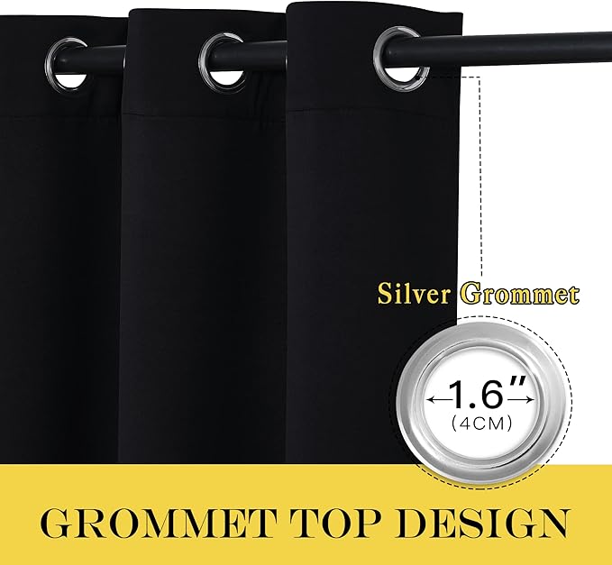 NICETOWN Blackout Curtain Drape - Image 2