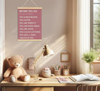 Mental Health Positive Affirmations Inspirational Wall Art Decor, Therapist - Image 2