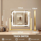 Ratsamee Gold Vanity Mirror - Image 3