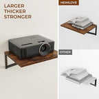 Deep Floating Shelves for Wall, 12 Inch Deep Floating Shelves Set of 3 - Image 5