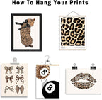 ANERZA 16 PCS Stockholm Style Room Decor, Cheetah Print Leopard Gallery Wall - Image 4