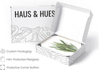 Plant Photo Set of 4-8x10 Framed Beige - Image 4