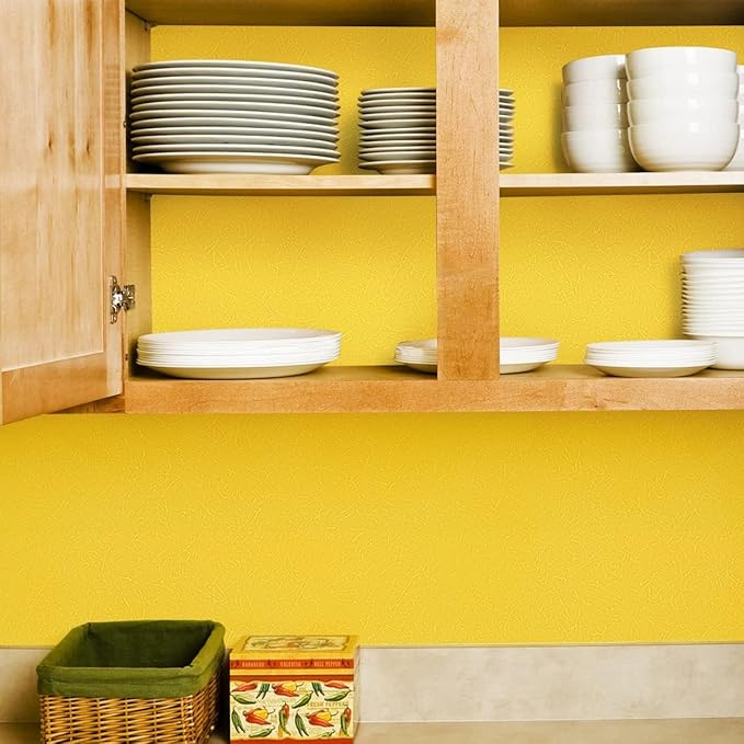 Abyssaly Yellow Wallpaper Peel and Stick Removable Wallpaper - Image 7