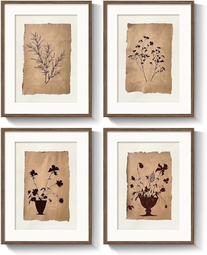 Framed Vintage Botanical Wall Art - Image 8