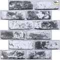 COMSTICKC 3D Faux Brick Wall Panels Peel and Stick Wall Stickers, Small Size by COMSTICKCDECOR