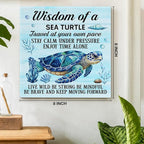 Sea Turtle Wall Art Decor Inspirational Wall Decor Posters Beach Themed - Image 2