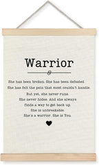 Yomisex Inspirational Wall Art Poster, Inspirational Cancer Survivor Gifts by VintageHomeDecor