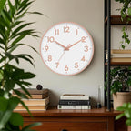 Mosewa Wall Clock 12 Inch, Battery Operated Silent Non-Ticking Modern Analog - Image 2
