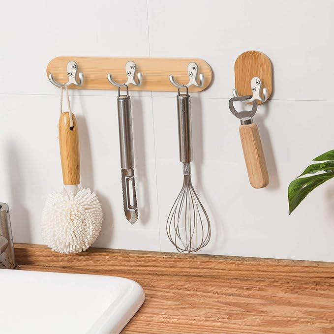 IBosins 20 Pack Heavy Duty Coat Hooks Wall Mounted - Image 6