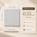 Large Cork Boards for Walls – 48" x 36" Self Adhesive Felt Wall Tiles - Image 2