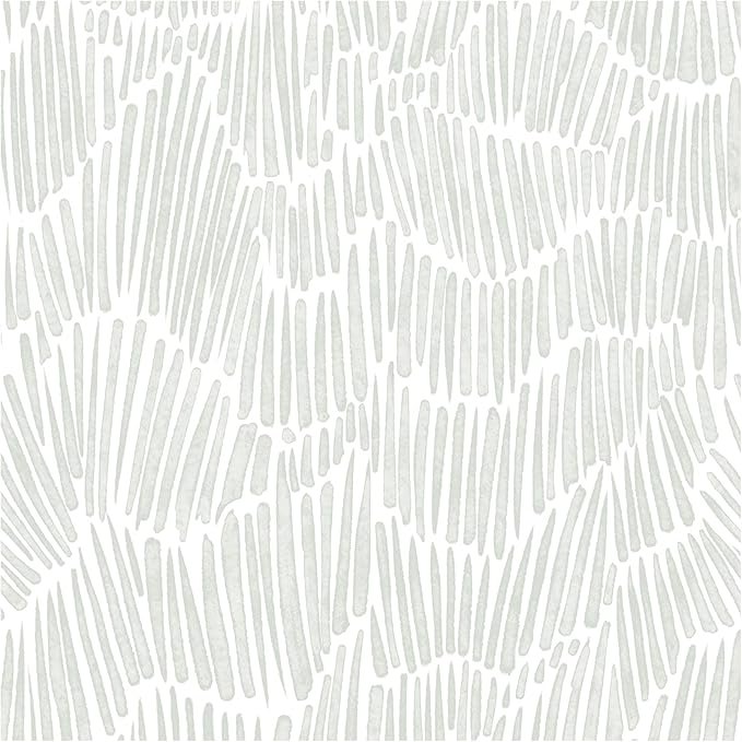 Theper Green Wallpaper 17.3"×393" Modern Striped Wallpapers Peel and Stick by Theper