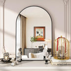 VooBang Arched Wall Mirror, 24 x 36 inch Arch Bathroom Mirror, Wall Mounted - Image 2