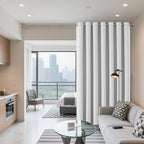 Joydeco Blackout Patio Sliding Door Curtains 96 Inches Long, Grommet Privacy - Image 2