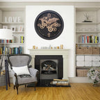CLXEAST 24 Inch Moving Gear Wall Clock - Image 4