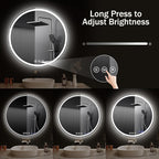LED Bathroom Mirror 24 Inch Round Bathroom Mirror - Image 6