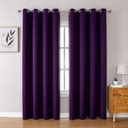 ChrisDowa Blackout Curtains 80 Inches Long 2 Panels Set by ChrisDowa