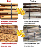 Bamboo Blinds for Patio, Outdoor Bamboo Roll up Shades, Waterproof Cordless - Image 7