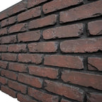 EverStone Aged Brick Faux Brick Panel, 46 7/8"W x 27"H x 1 1/4"D, Cinder Color - Image 7