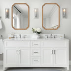 WallBeyond 20" x 30" Rounded Corner Arch Wall Mirror - Image 2