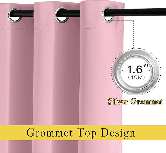 NICETOWN Room Darkening 84 inch Curtain - Image 5