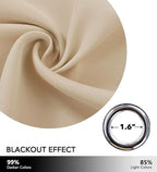 NICETOWN Sound Barrier Room Divider Curtain Screen Partitions, Wide Width - Image 3