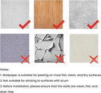 practicalWs 17.71''x 393.7''Blue Distressed Wood Wallpaper Self-Adhesive Peel - Image 6