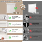 SUNOFF No Drill Tools Cordless Blackout Roller Shades Blinds - Image 5