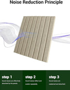 Waister 12 Pack Soundproof Wall Panels, 0.47 inch Thicker High Density Acoustic - Image 2