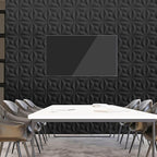 40 PCS 3D Wall Panels for Interior Wall Décor Black 11.8"*11.8" Covering Panels - Image 9