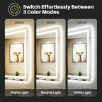 Briivue 44x32 Inch LED Bathroom Mirror - Image 4