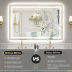 48x30 Inch LED Bathroom Mirror - Image 8