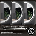 DUMOS 36 Inch Round LED Bathroom Mirror - Image 7