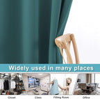 RYB HOME Room Divider Curtains Thermal Insulated Noise Reduce Extra Wide - Image 3